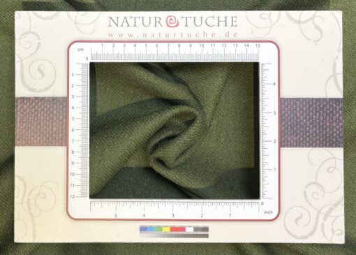 twill woven Wool (medium weight) Birch, dark green