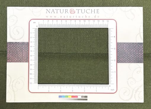 twill woven Wool (medium weight) Birch, dark green - Image 2